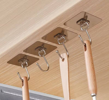 كروشي ذكي بلا تقب – Crochet mural adhésif قوي وسهل التركيب للحمام والمطبخ